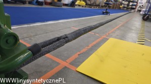 Lina Holownicza HMPE 25MM 5.5MTR 57.2T w Oplocie HMPE
